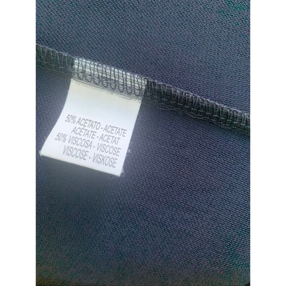 Carla Ferroni navy blue acetate and viscose blend leggings in size XXL - Picture 4 of 9